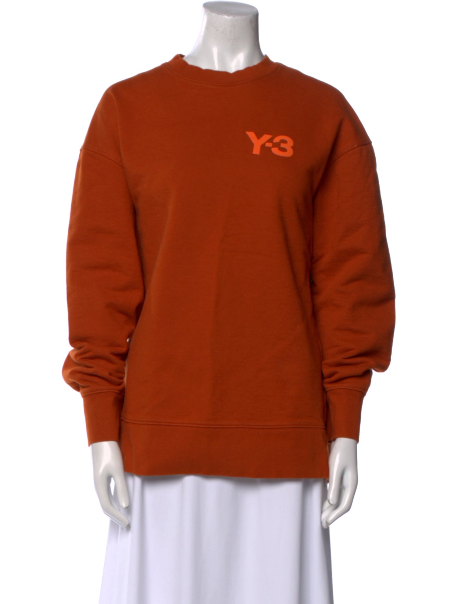 Y-3 Graphic Print Crew Neck Sweatshirt