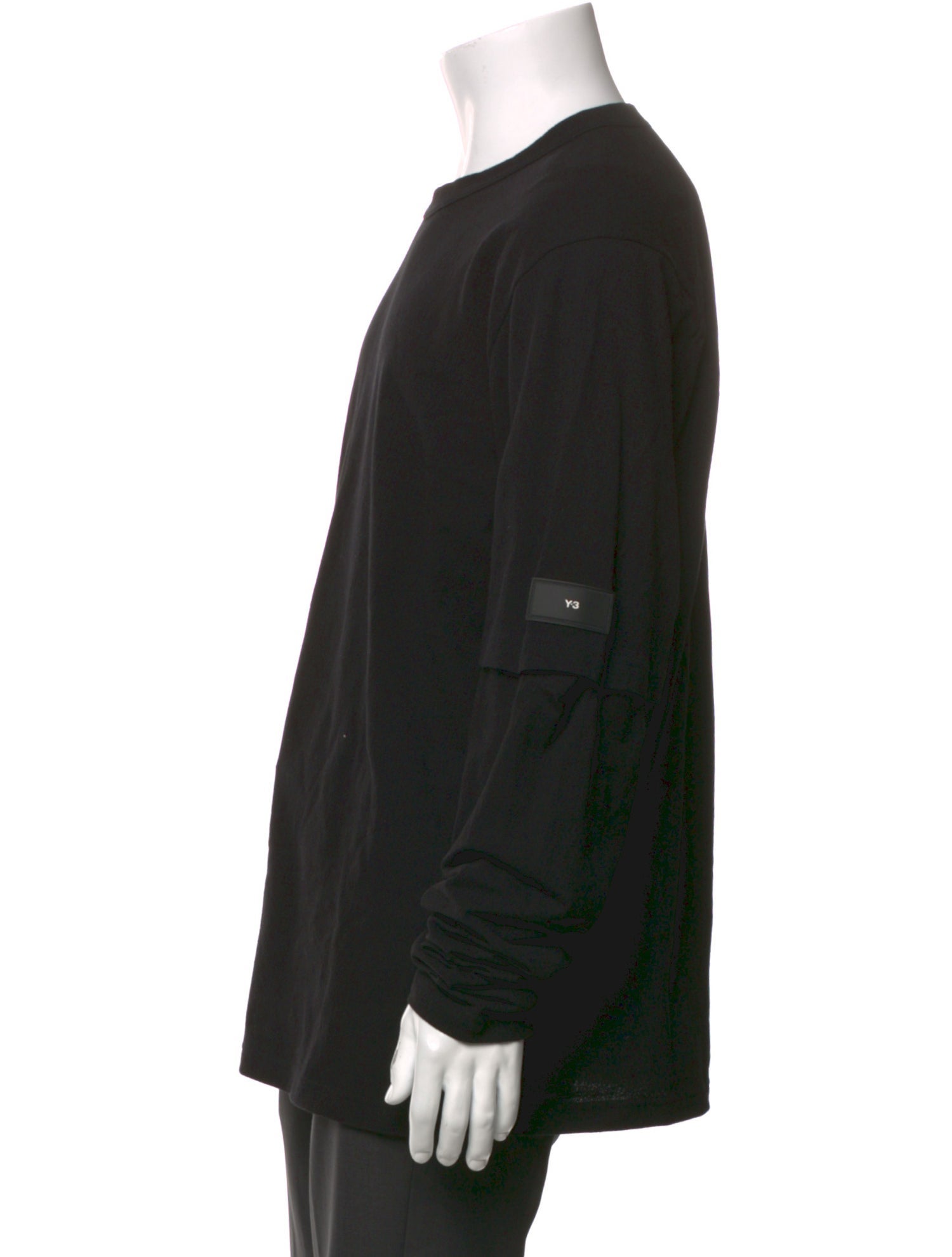 Y-3 Crew Neck Long Sleeve T-Shirt