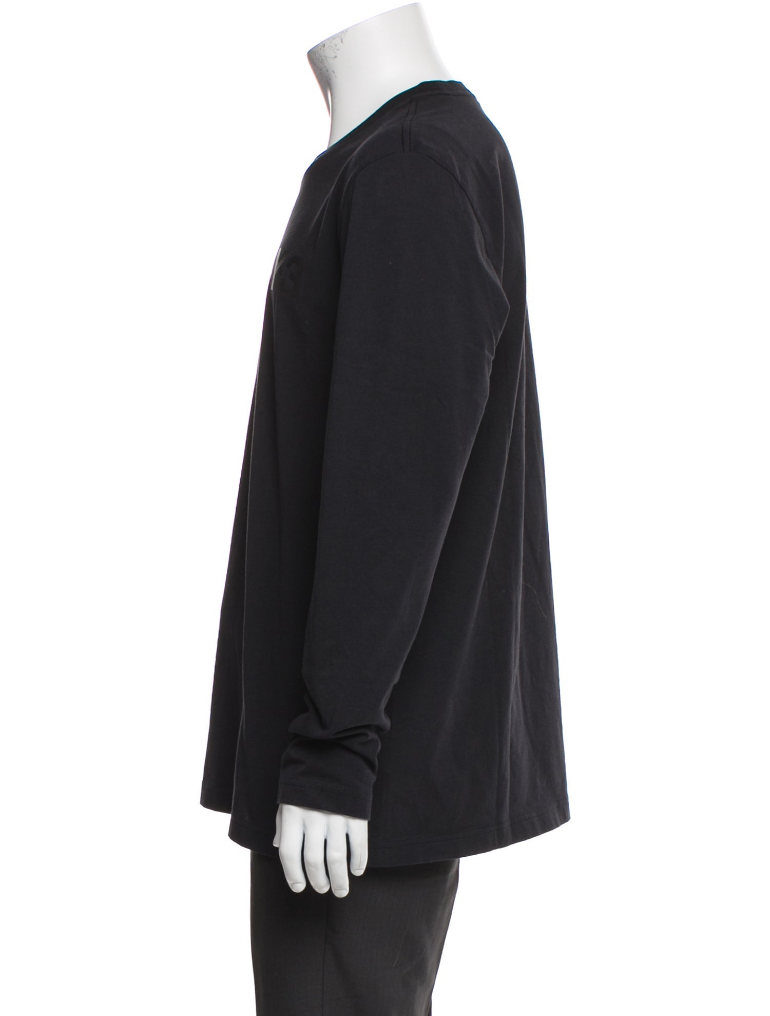 Y-3 Crew Neck Long Sleeve T-Shirt