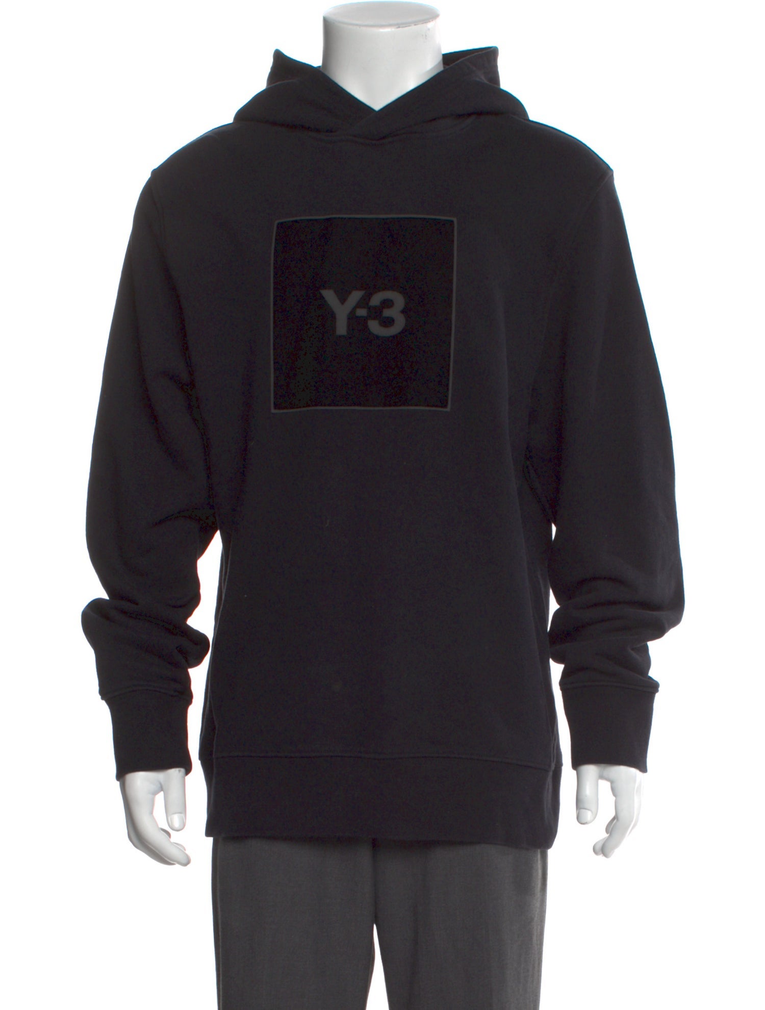 Y-3 Graphic Print Crew Neck Hoodie