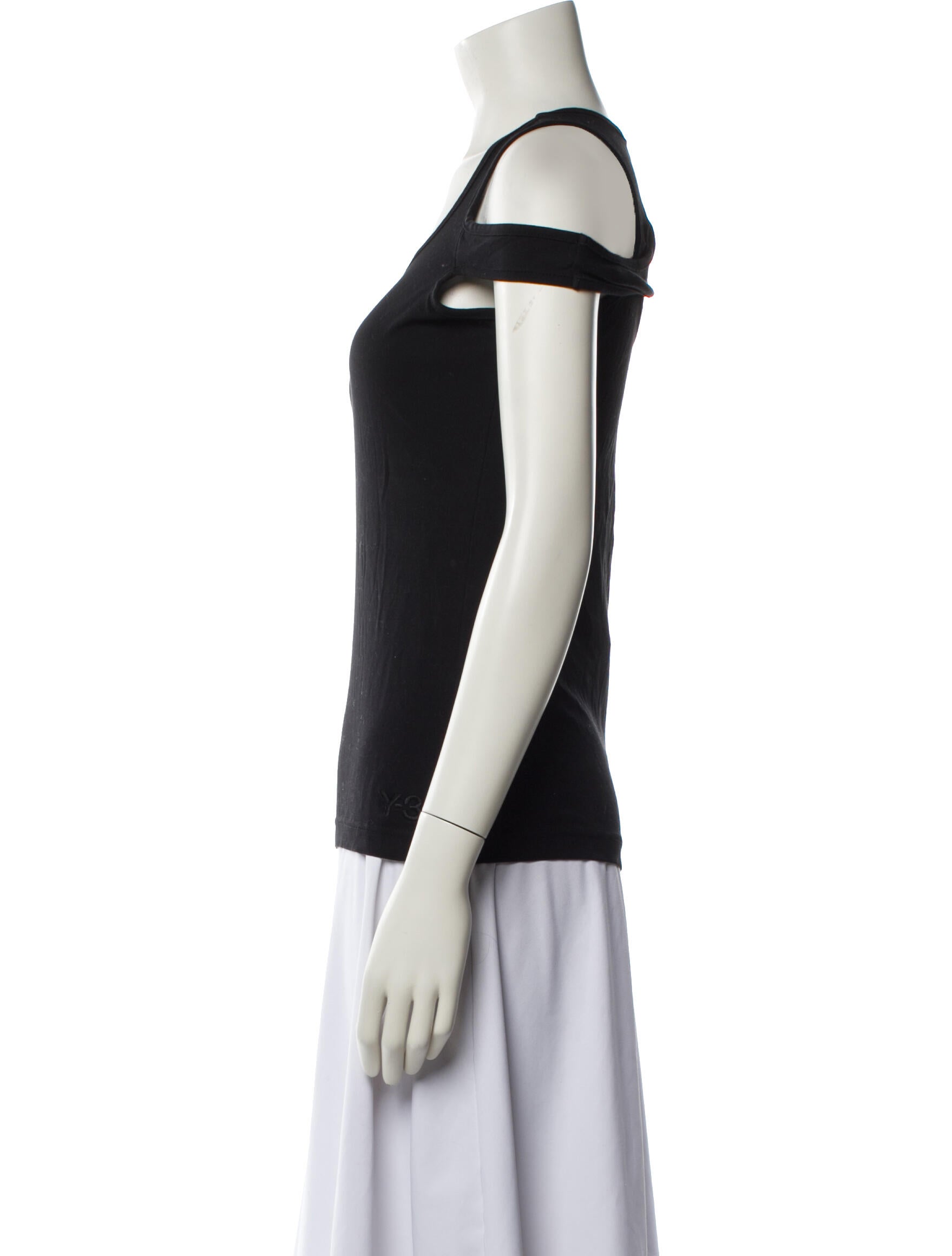 Y-3 Scoop Neck Short Sleeve T-Shirt