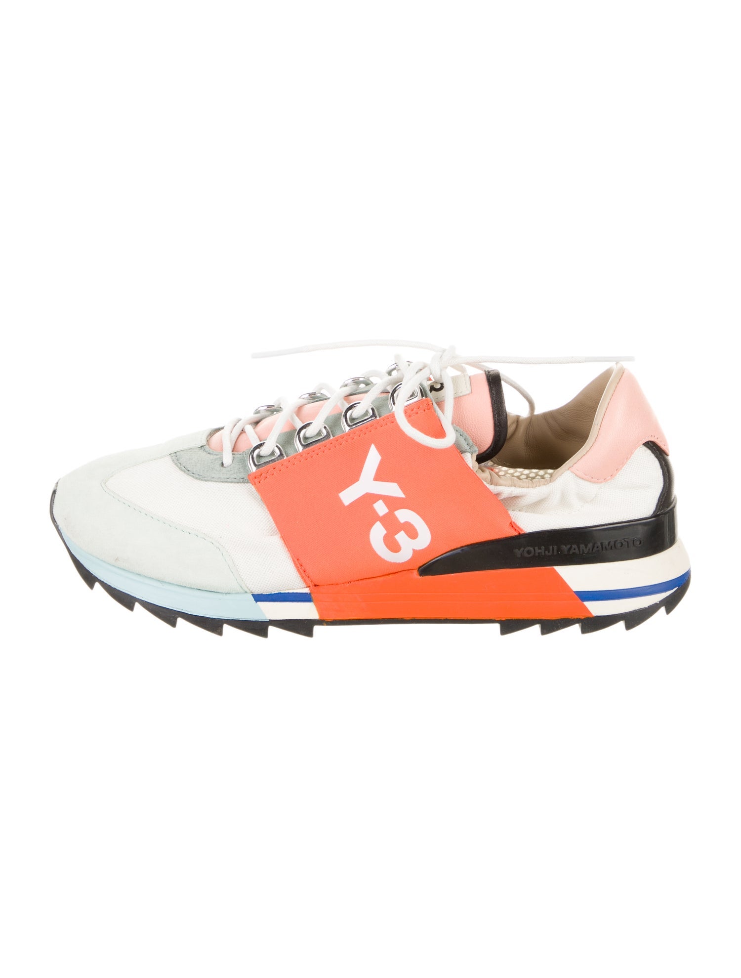 Y-3 Canvas Printed Athletic Sneakers