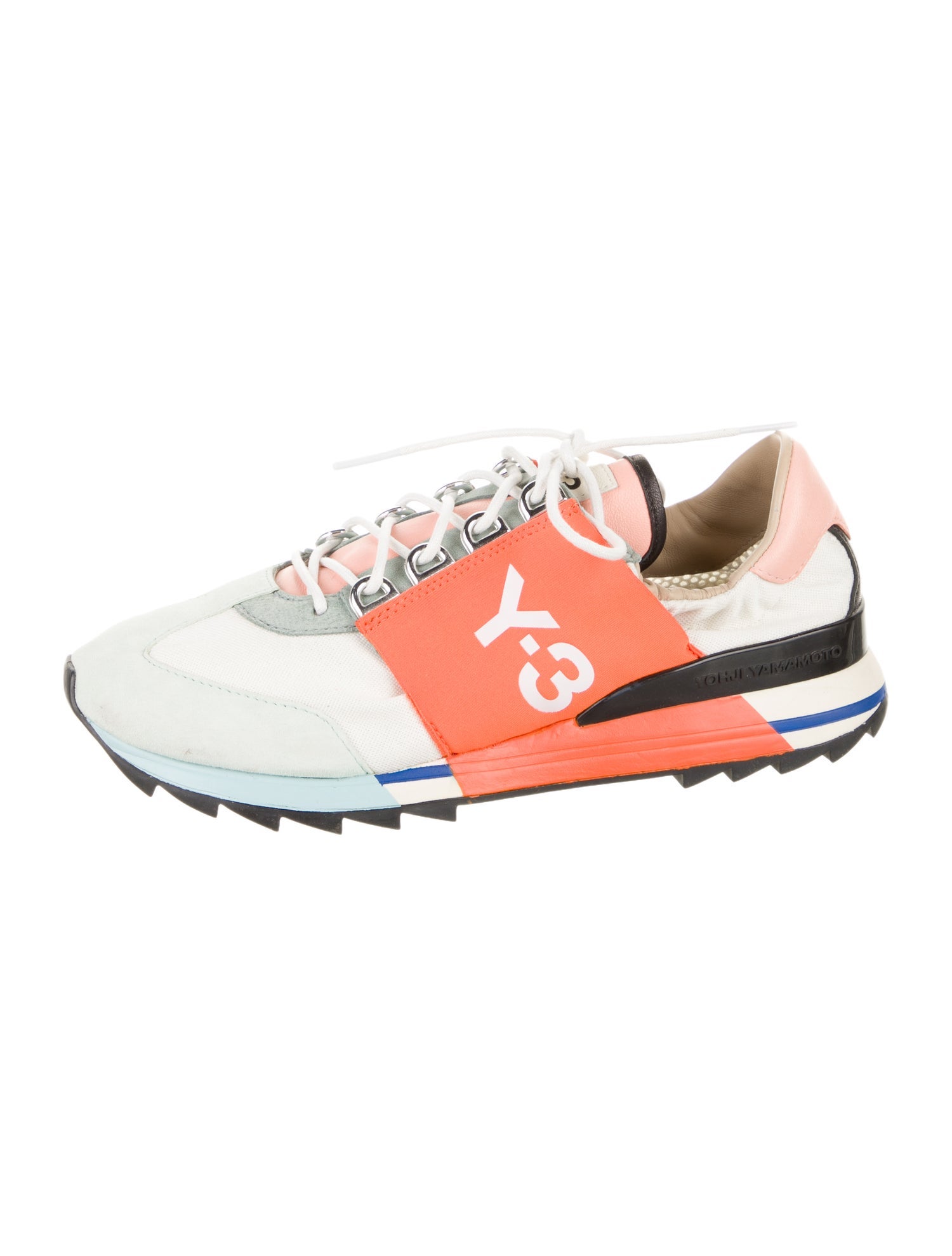 Y-3 Canvas Printed Athletic Sneakers