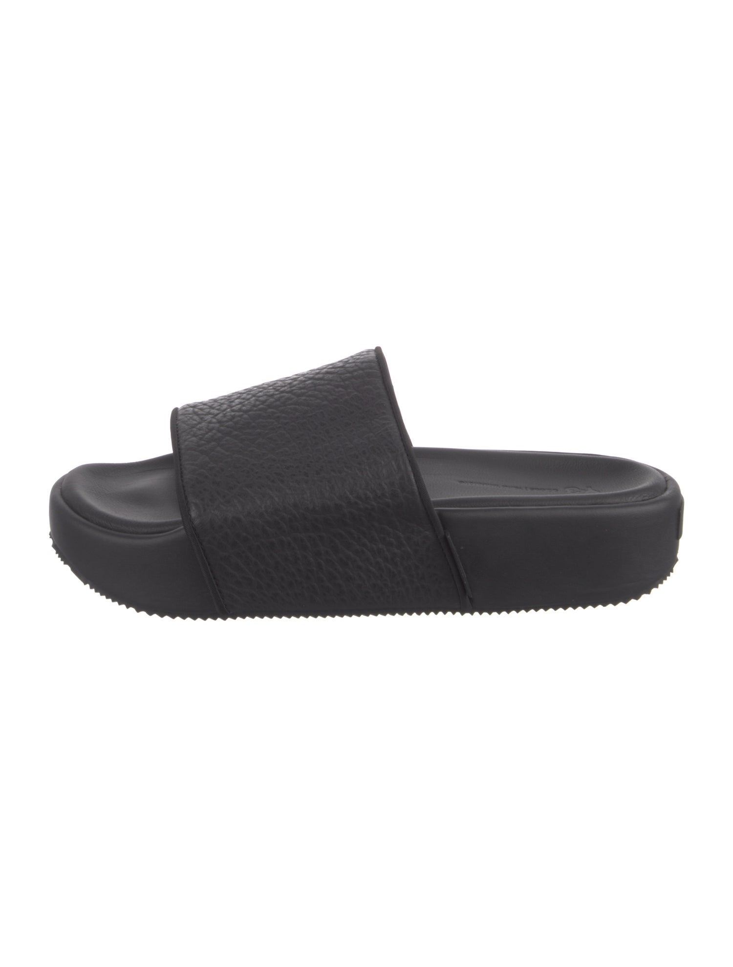 Y-3 Leather Slides