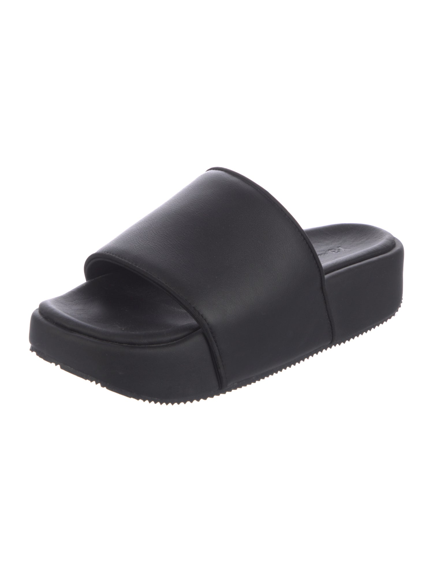 Y-3 Leather Slides