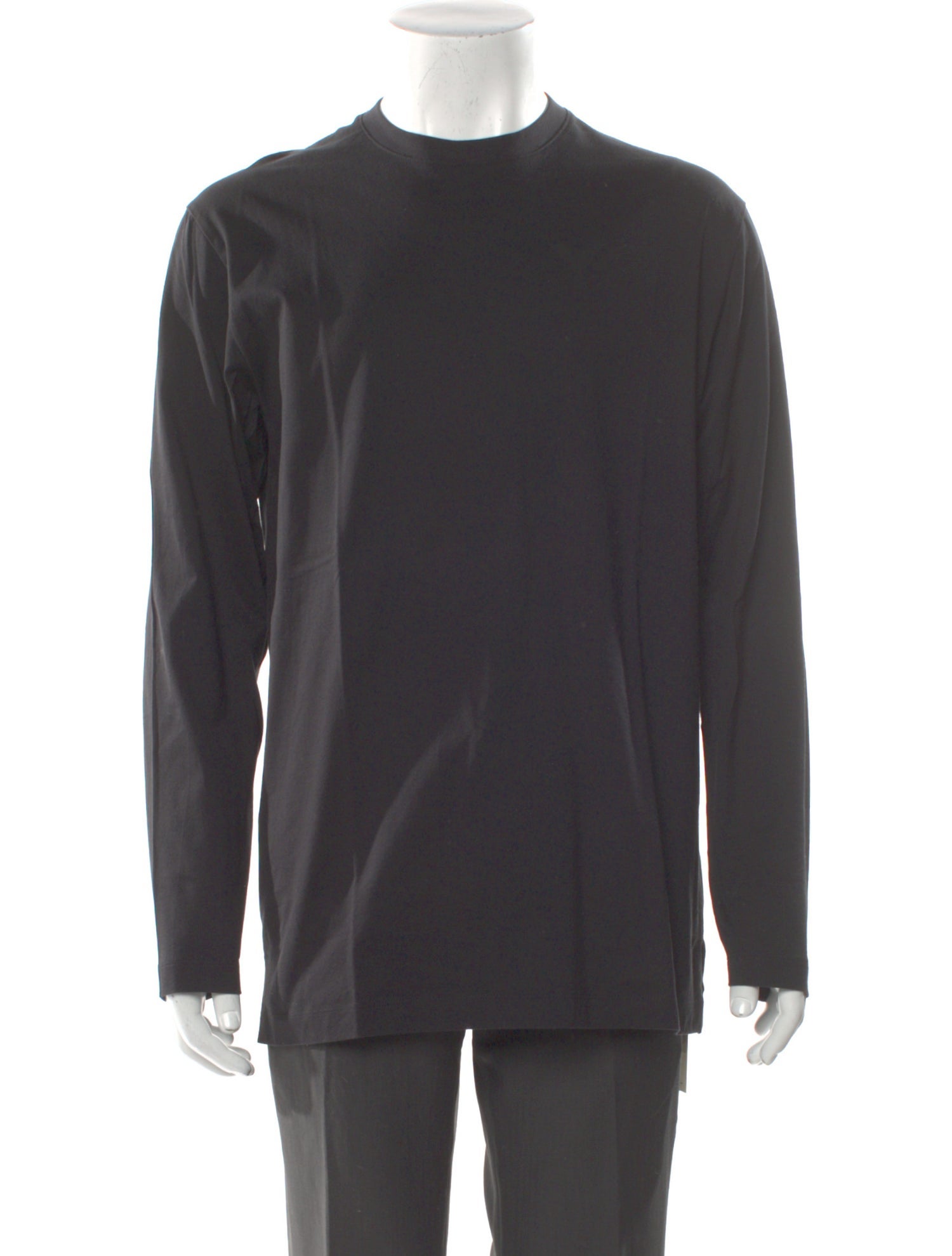 Y-3 Crew Neck Long Sleeve T-Shirt