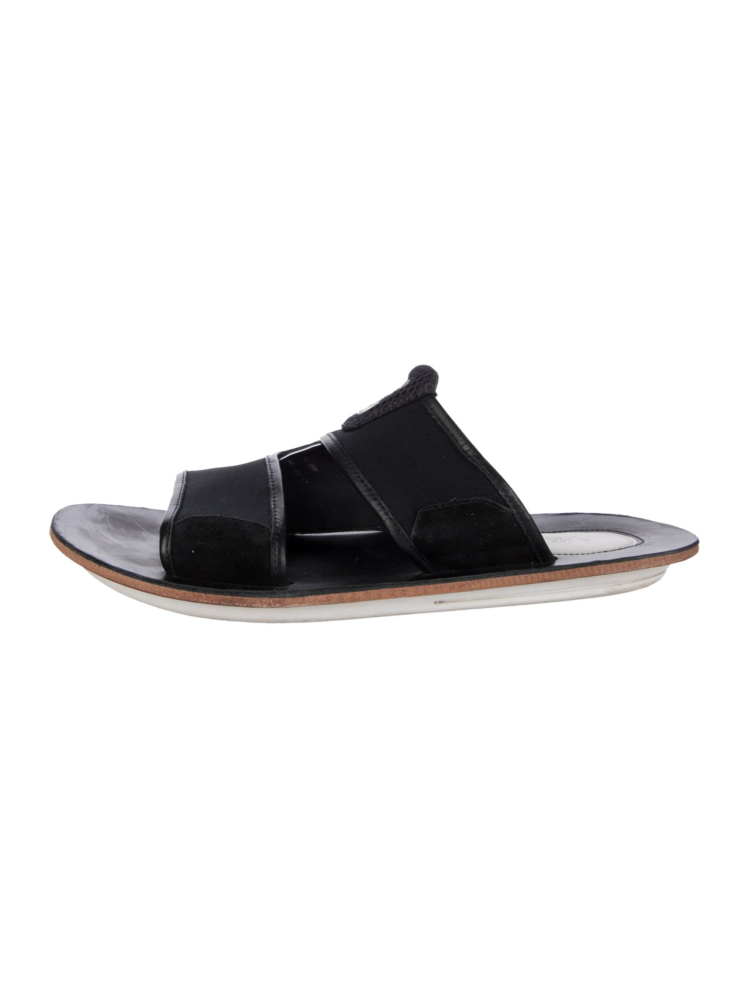 Y-3 Leather Slides