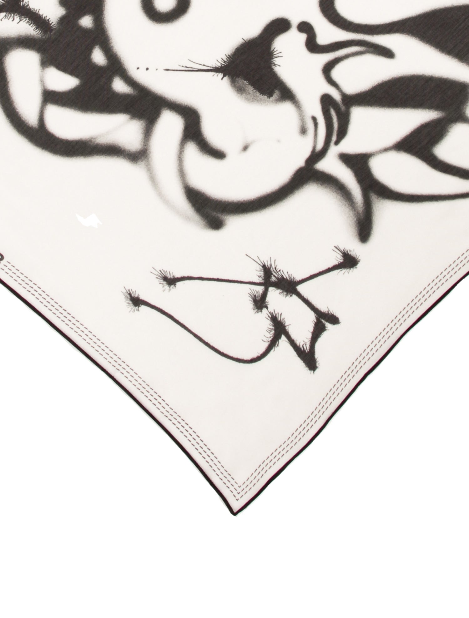 Y-3 Silk Printed Scarf