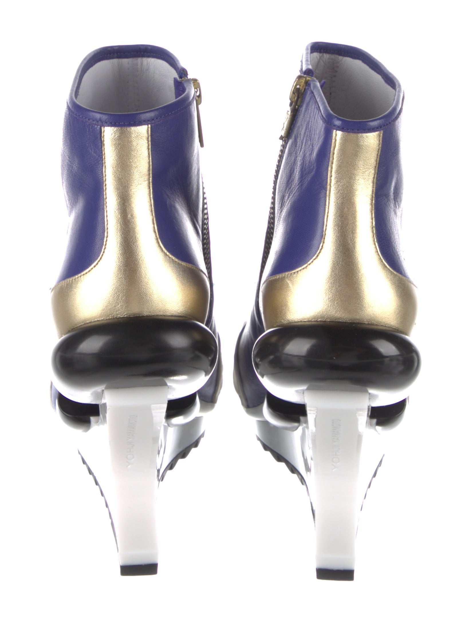 Y-3 x Adidas Tenet Wedge Leather Boots