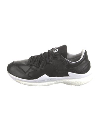 Y-3 x Adidas Leather Mesh Accents Athletic Sneakers