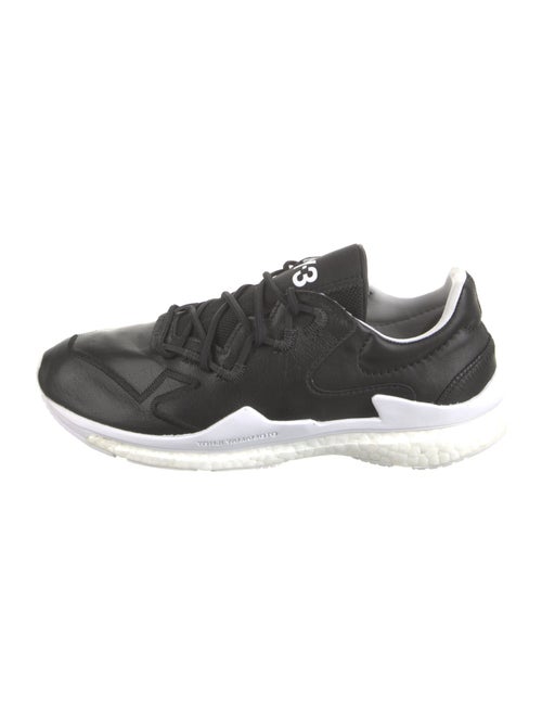 Y-3 x Adidas Leather Mesh Accents Athletic Sneakers
