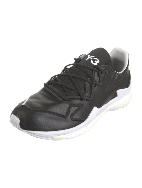 Y-3 x Adidas Leather Mesh Accents Athletic Sneakers