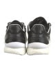 Y-3 x Adidas Leather Mesh Accents Athletic Sneakers