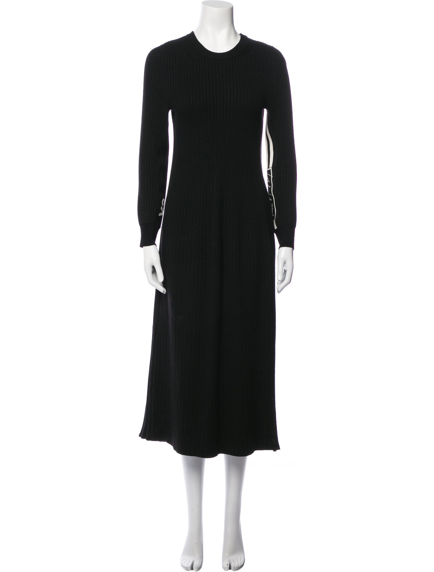 Y-3 x Adidas Wool Midi Length Dress