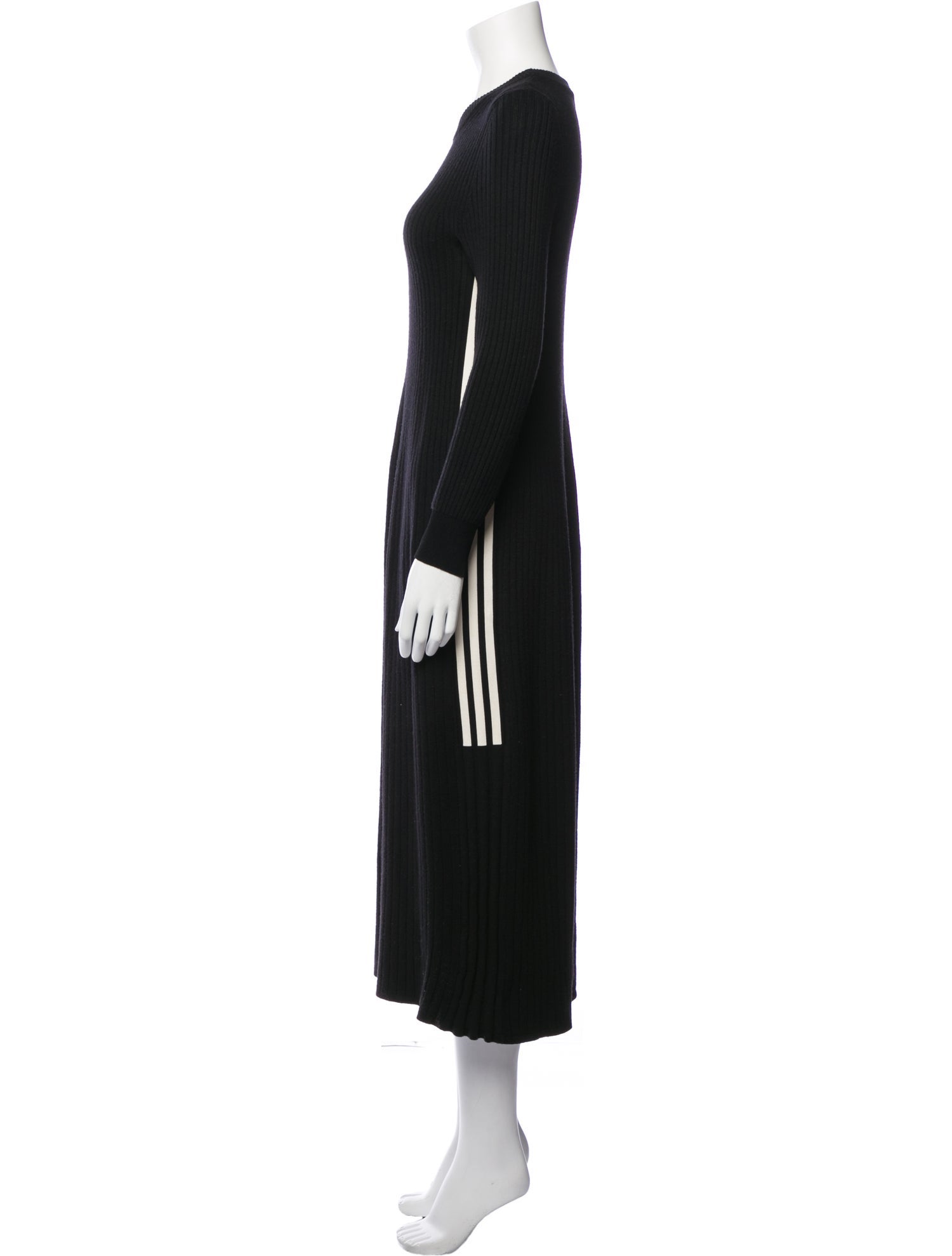 Y-3 x Adidas Wool Midi Length Dress