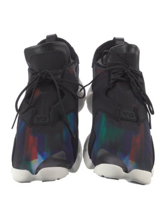 Y-3 x Adidas Neoprene Printed Athletic Sneakers