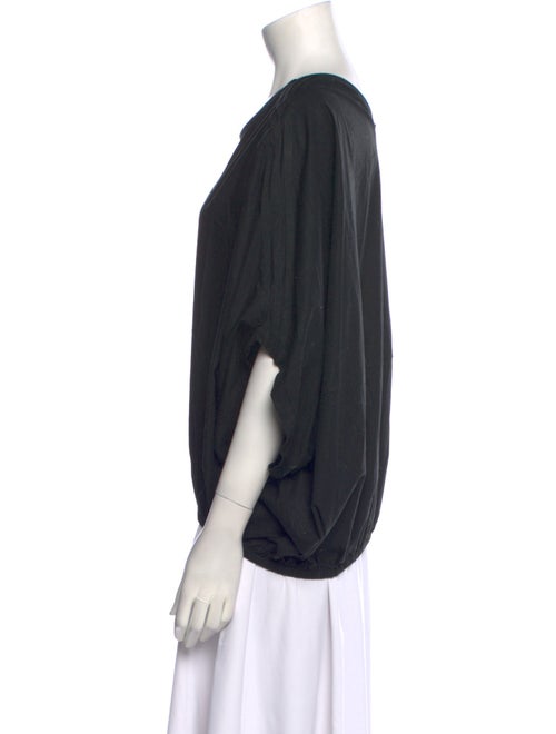 Y-3 x Adidas Scoop Neck Three-Quarter Sleeve Sweatshirt