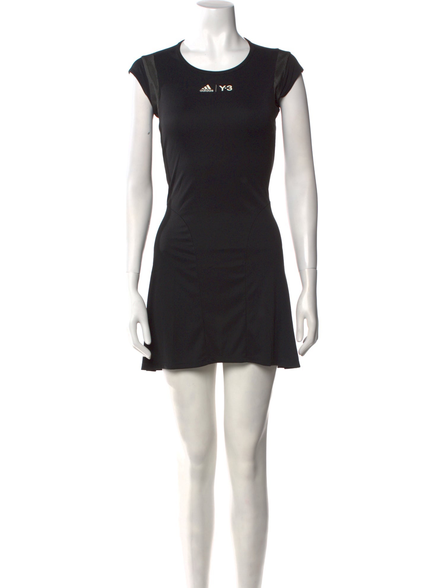 Y-3 x Adidas Scoop Neck Mini Dress