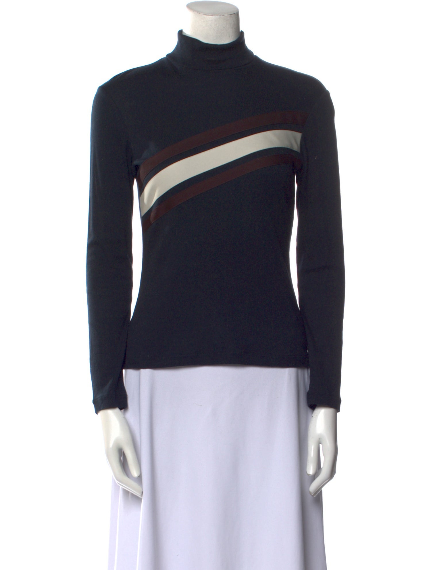 Y-3 x Adidas Striped Turtleneck Sweatshirt