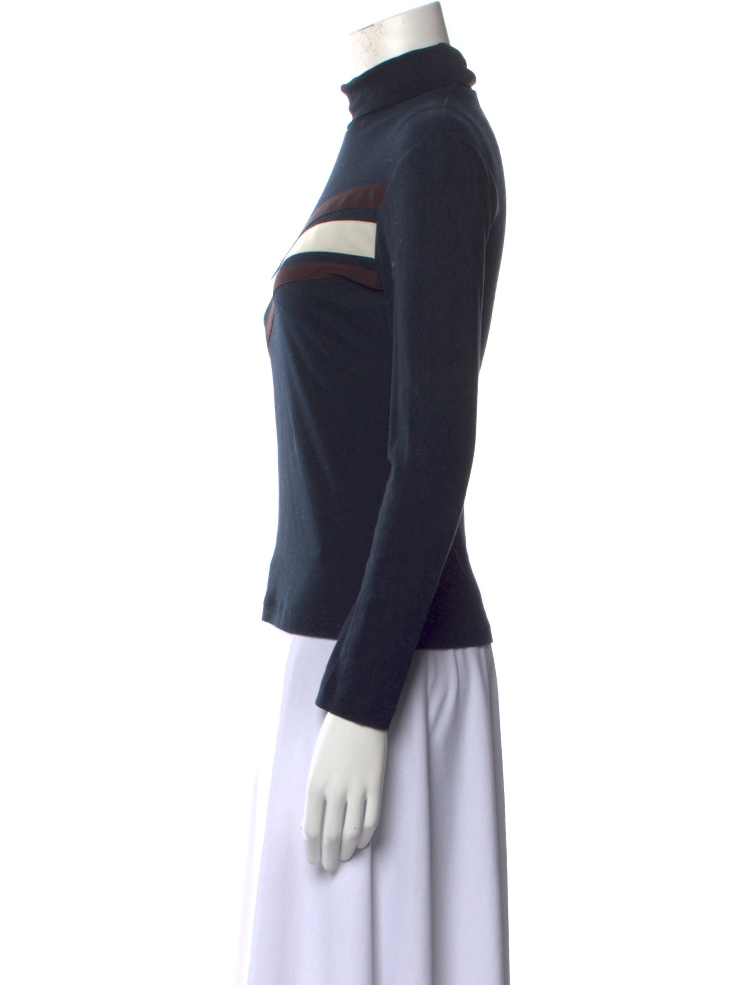 Y-3 x Adidas Striped Turtleneck Sweatshirt