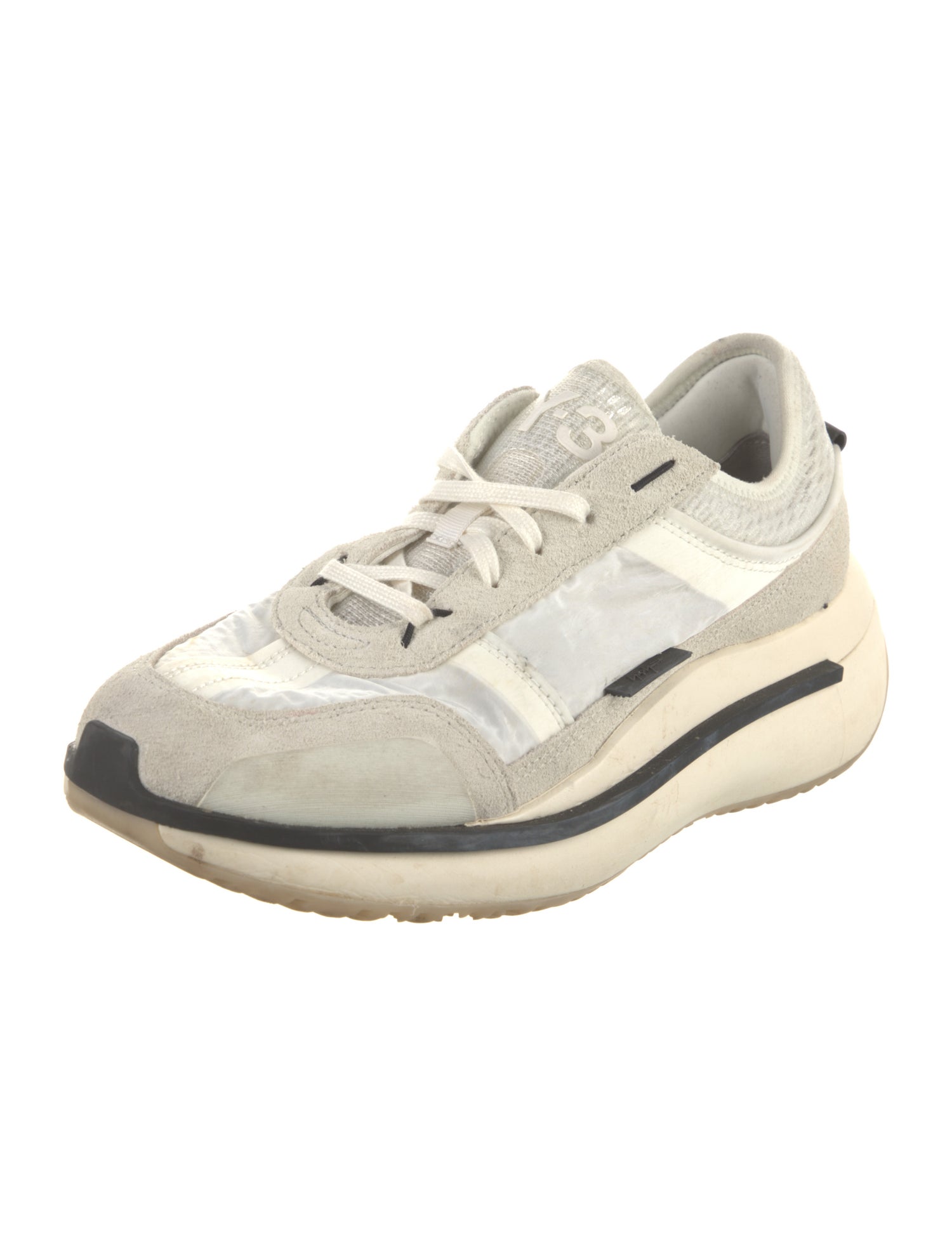 Y-3 x Adidas Nylon Athletic Sneakers