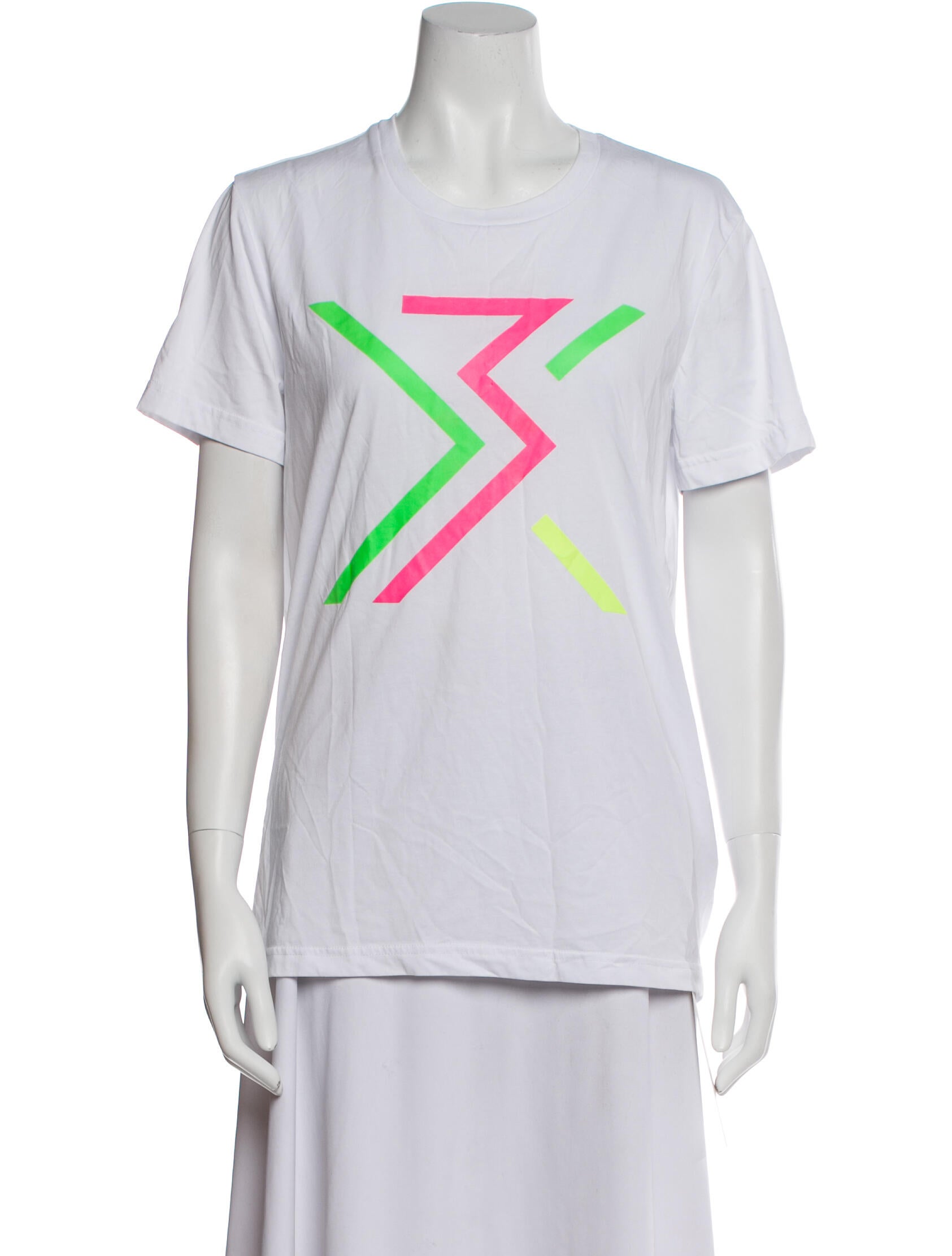 Y-3 x Adidas Graphic Print Crew Neck T-Shirt