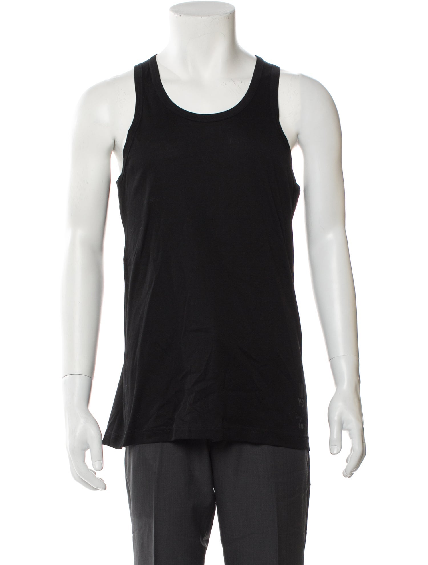 Y-3 x Adidas Scoop Neck Sleeveless T-Shirt