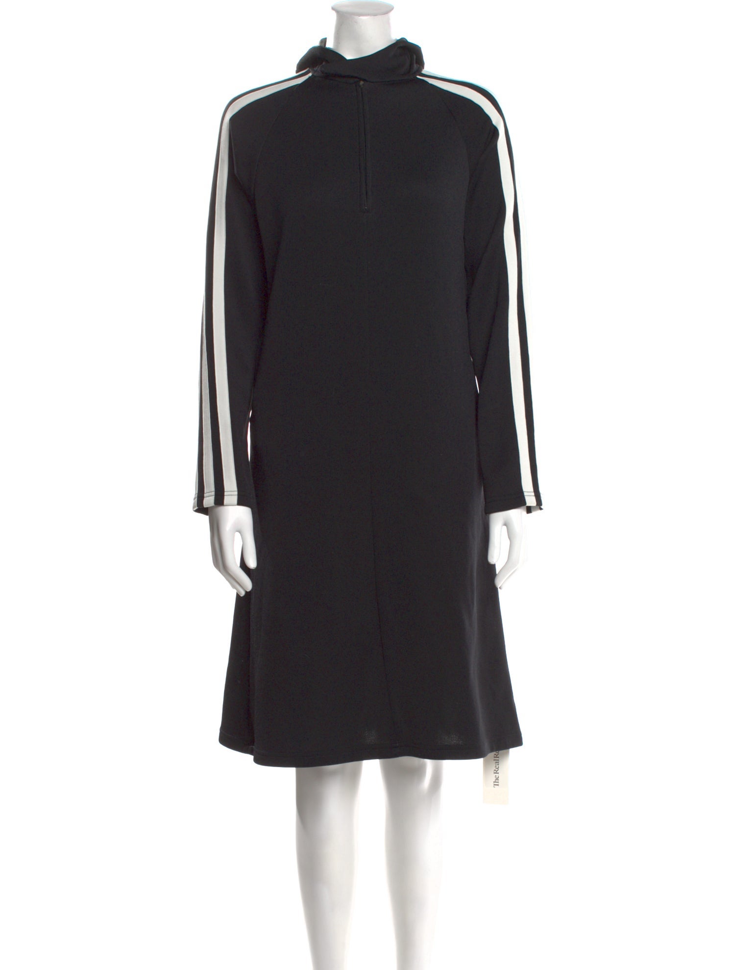 Y-3 x Adidas Mock Neck Knee-Length Dress