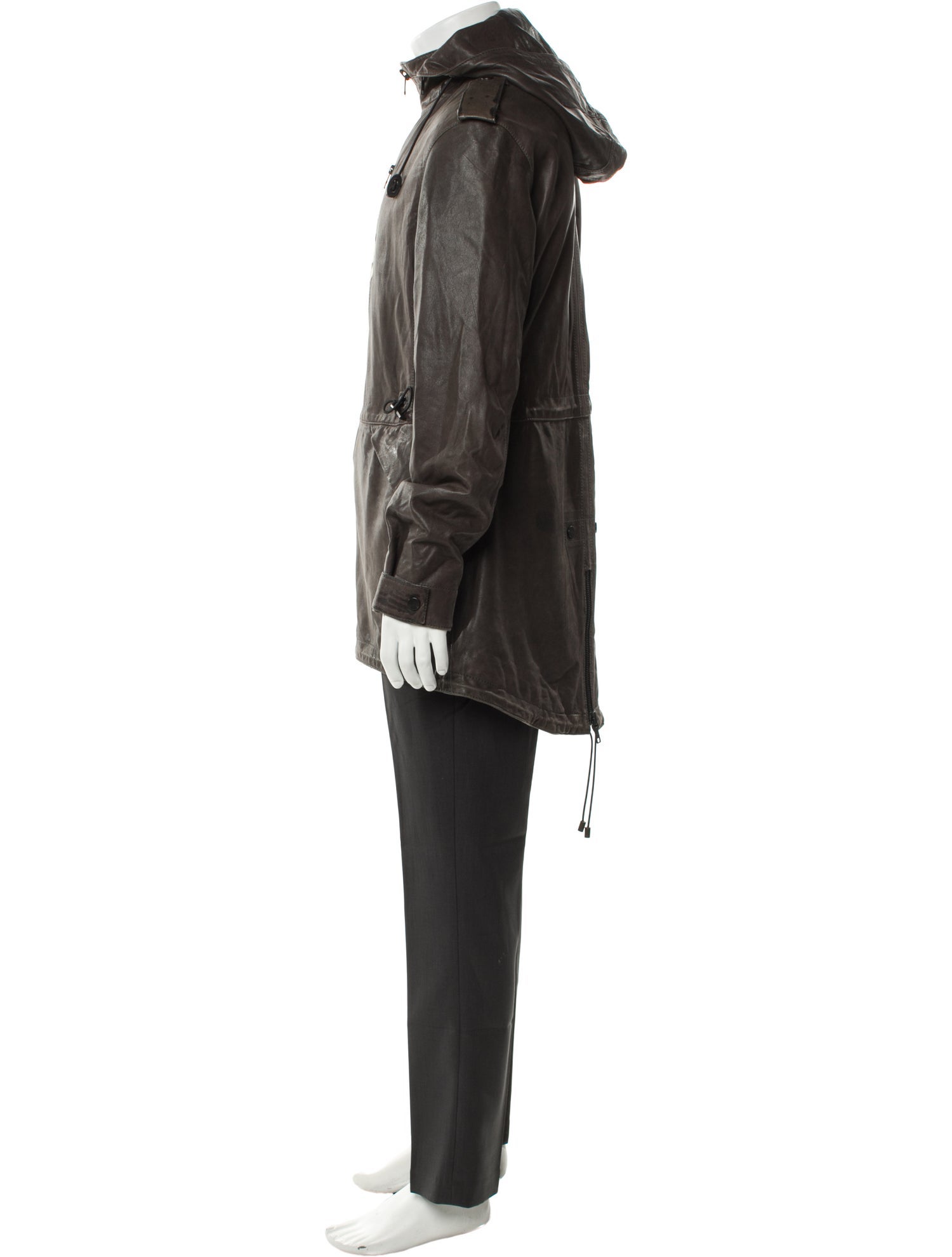 Y-3 x Adidas Lamb Leather Parka