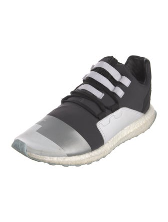Y-3 x Adidas Nylon Colorblock Pattern Sneakers