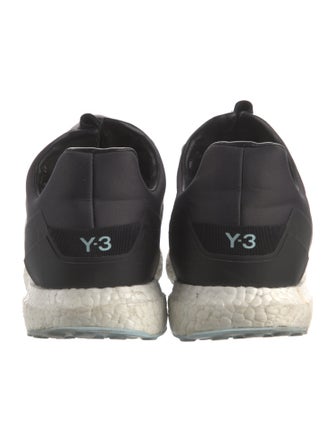Y-3 x Adidas Nylon Colorblock Pattern Sneakers