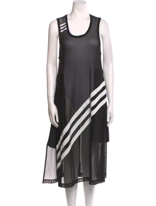 Y-3 x Adidas Striped Midi Length Dress