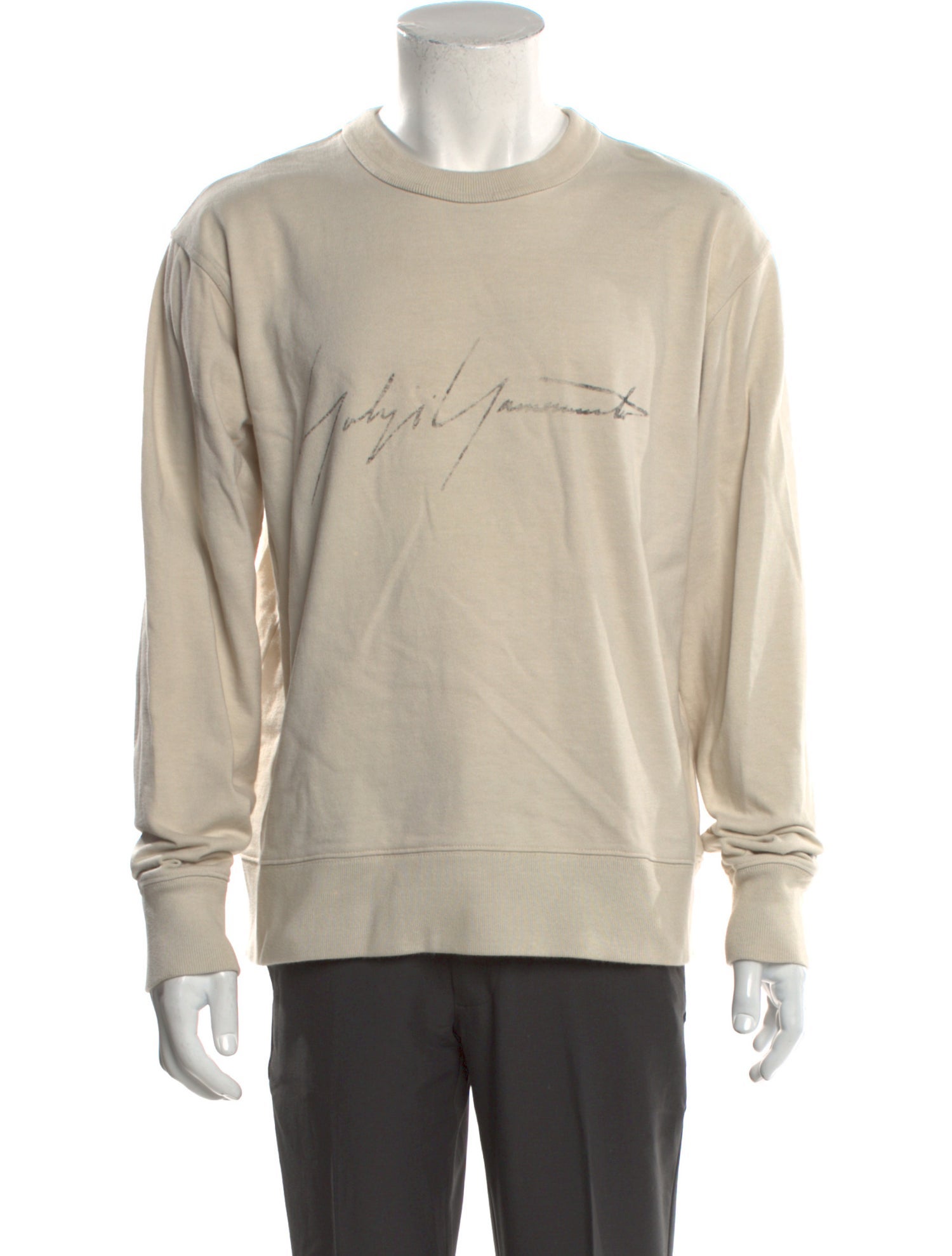 Y-3 x Adidas Crew Neck Long Sleeve Sweatshirt