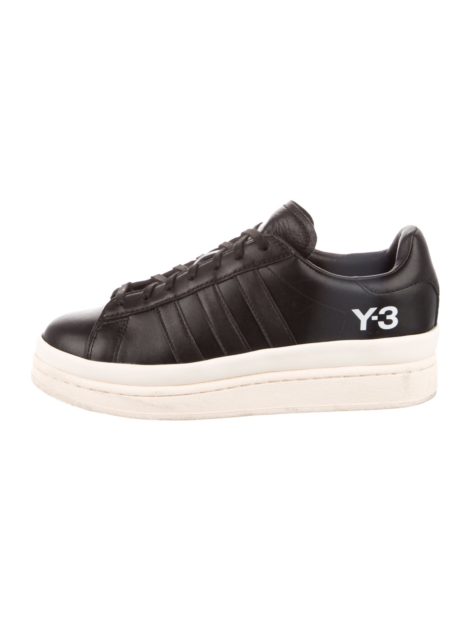 Y-3 x Adidas Leather Sneakers