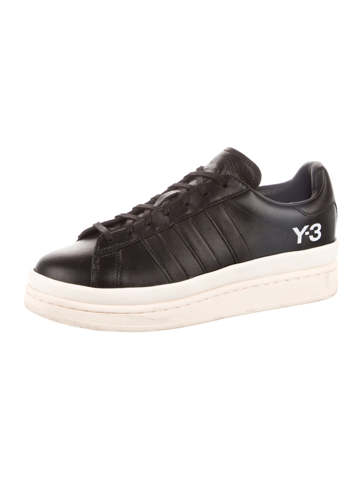 Y-3 x Adidas Leather Sneakers