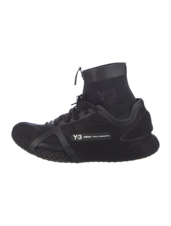 Y-3 x Adidas Mesh Printed Sock Sneakers