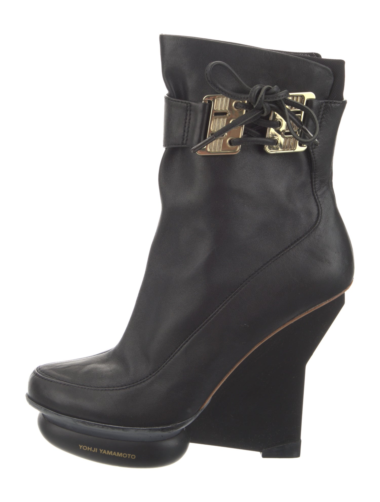 Y-3 x Adidas Leather Boots