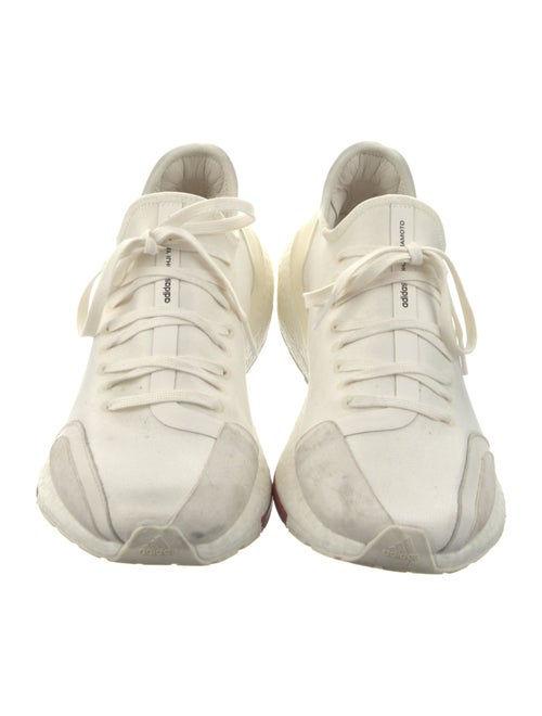 Y-3 x Adidas Canvas Colorblock Pattern Athletic Sneakers