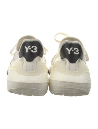 Y-3 x Adidas Canvas Colorblock Pattern Athletic Sneakers