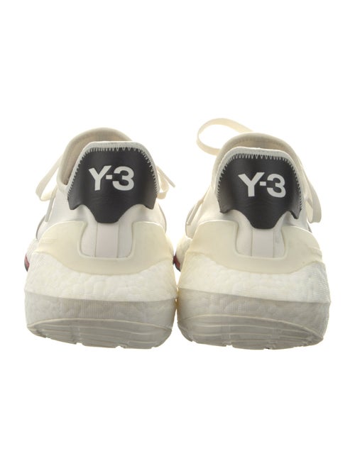 Y-3 x Adidas Canvas Colorblock Pattern Athletic Sneakers