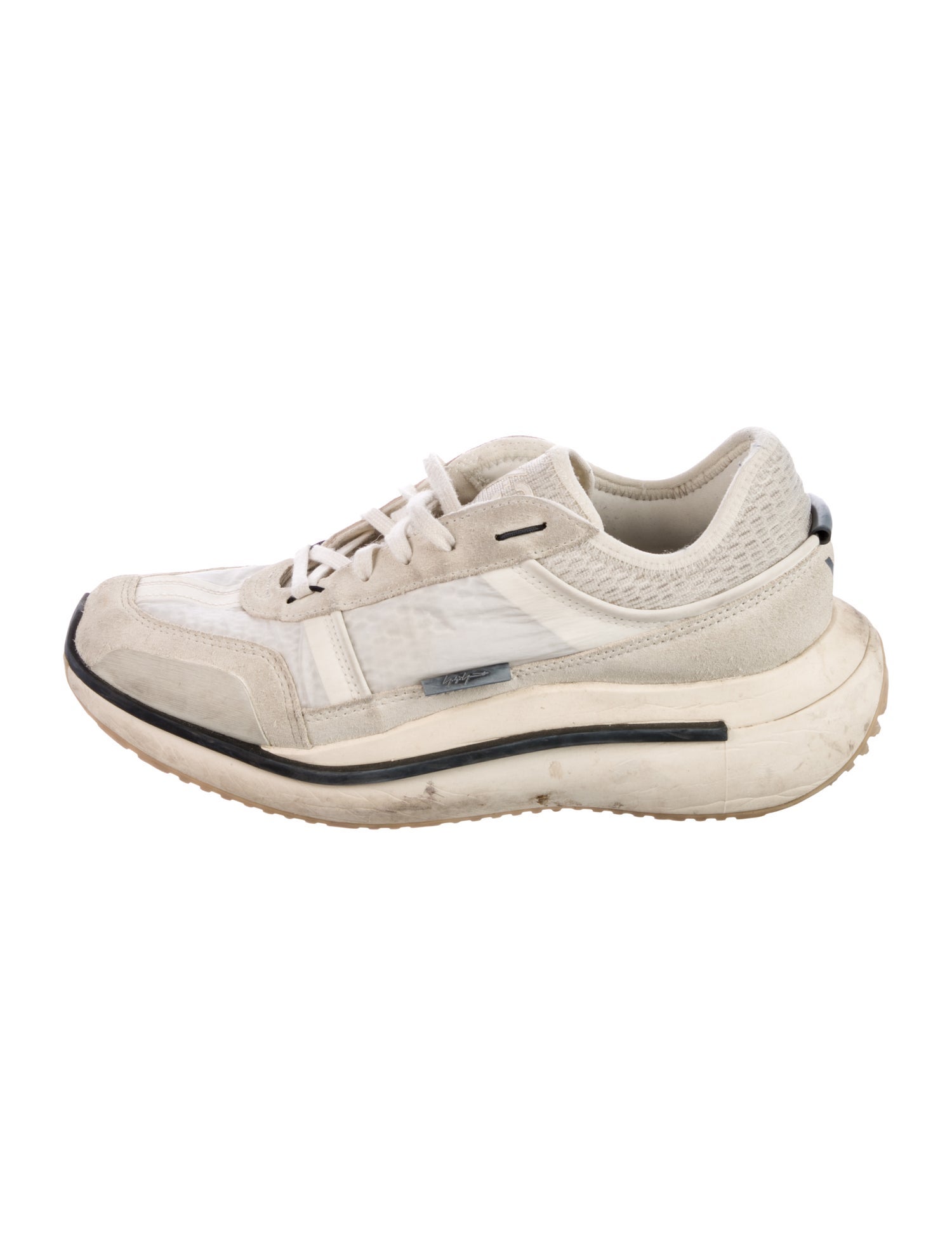 Y-3 x Adidas Leather Athletic Sneakers