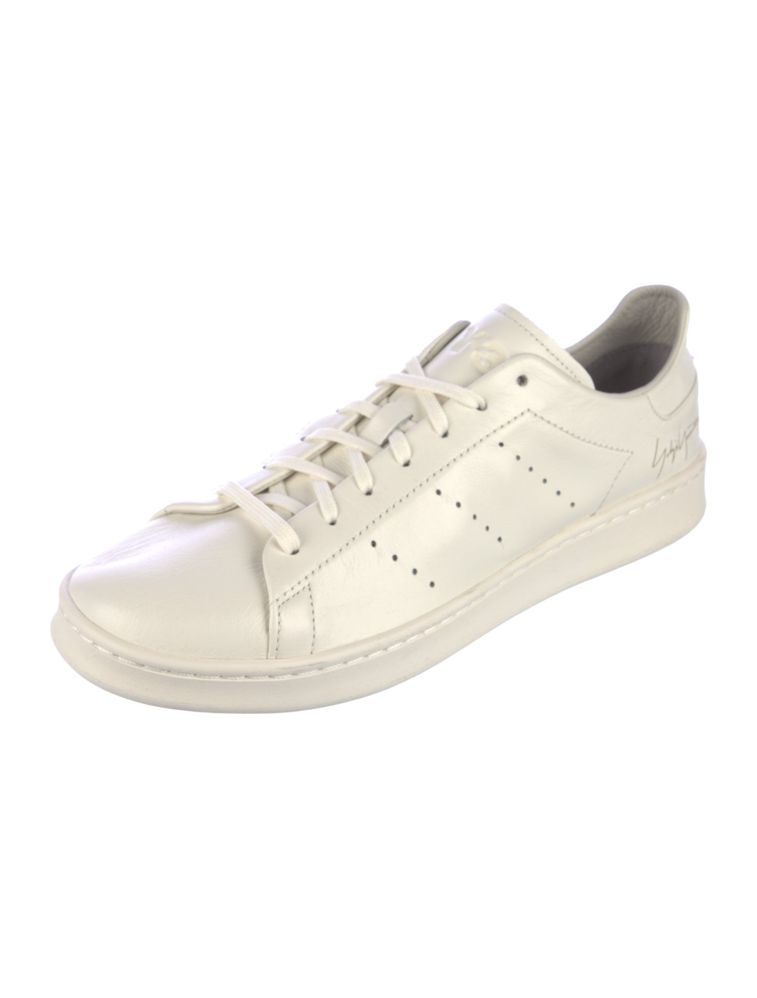 Y-3 x Adidas Leather Sneakers