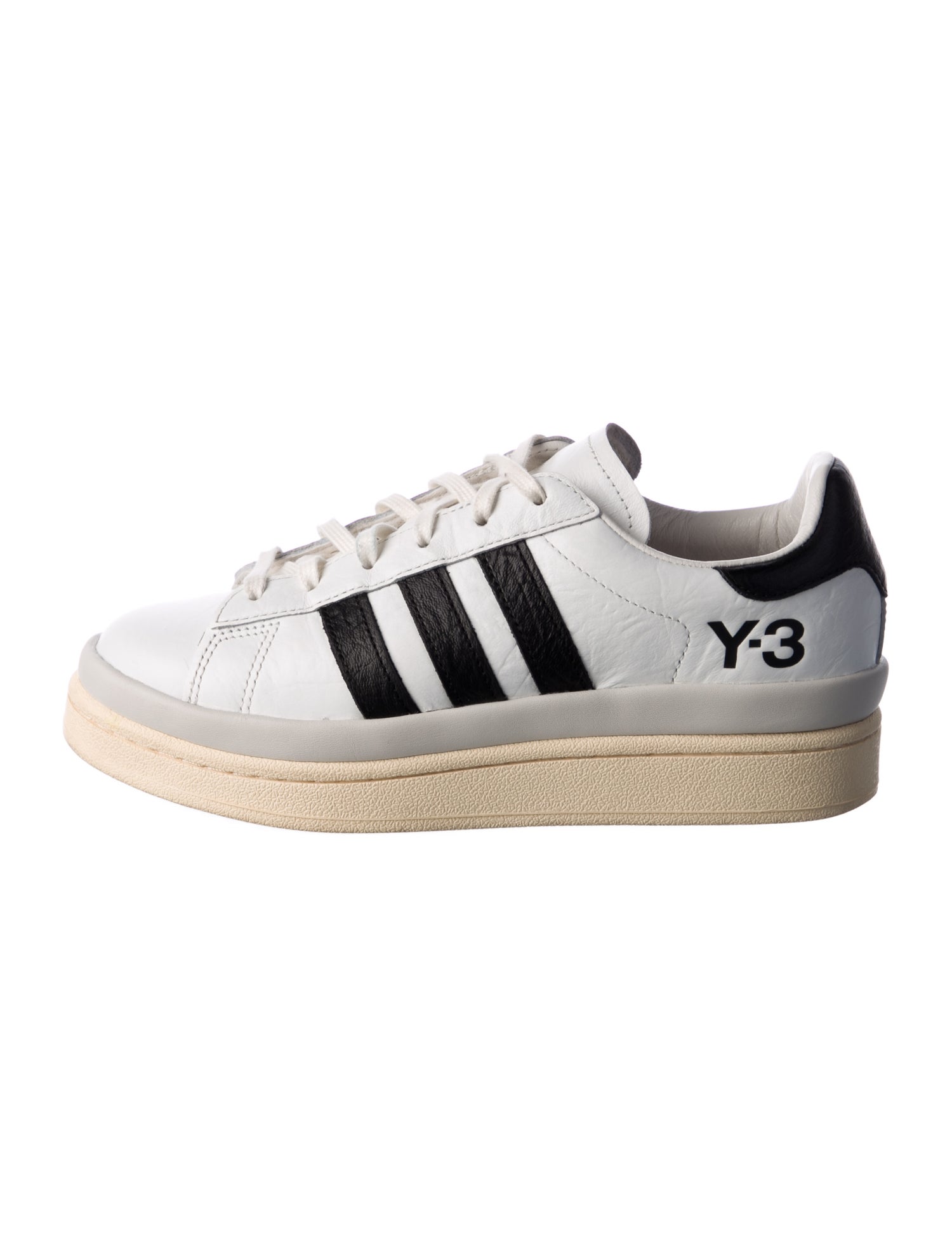 Y-3 x Adidas Leather Sneakers