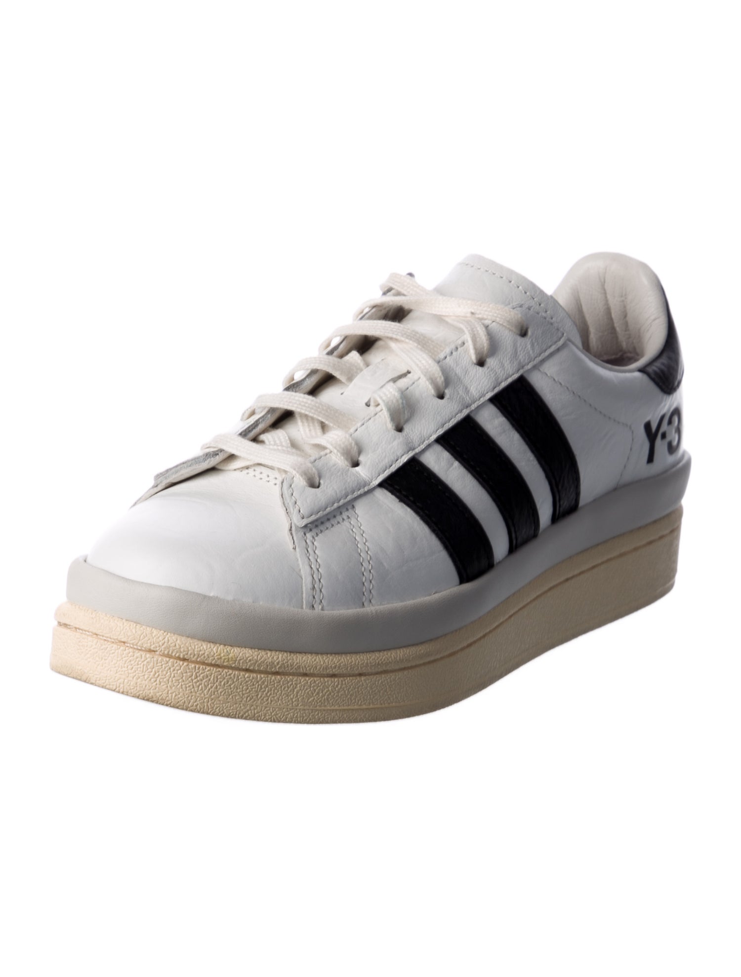 Y-3 x Adidas Leather Sneakers