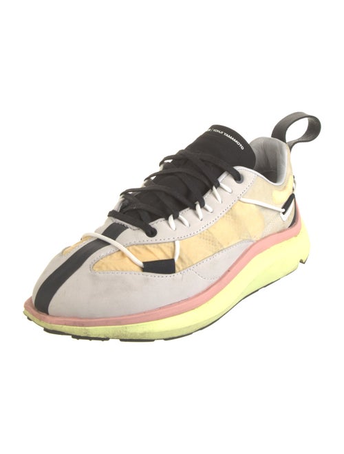 Y-3 x Adidas Neoprene Colorblock Pattern Sneakers