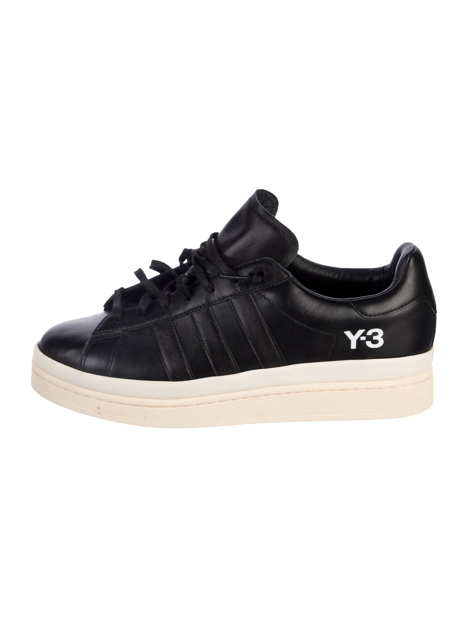 Y-3 x Adidas Leather Sneakers