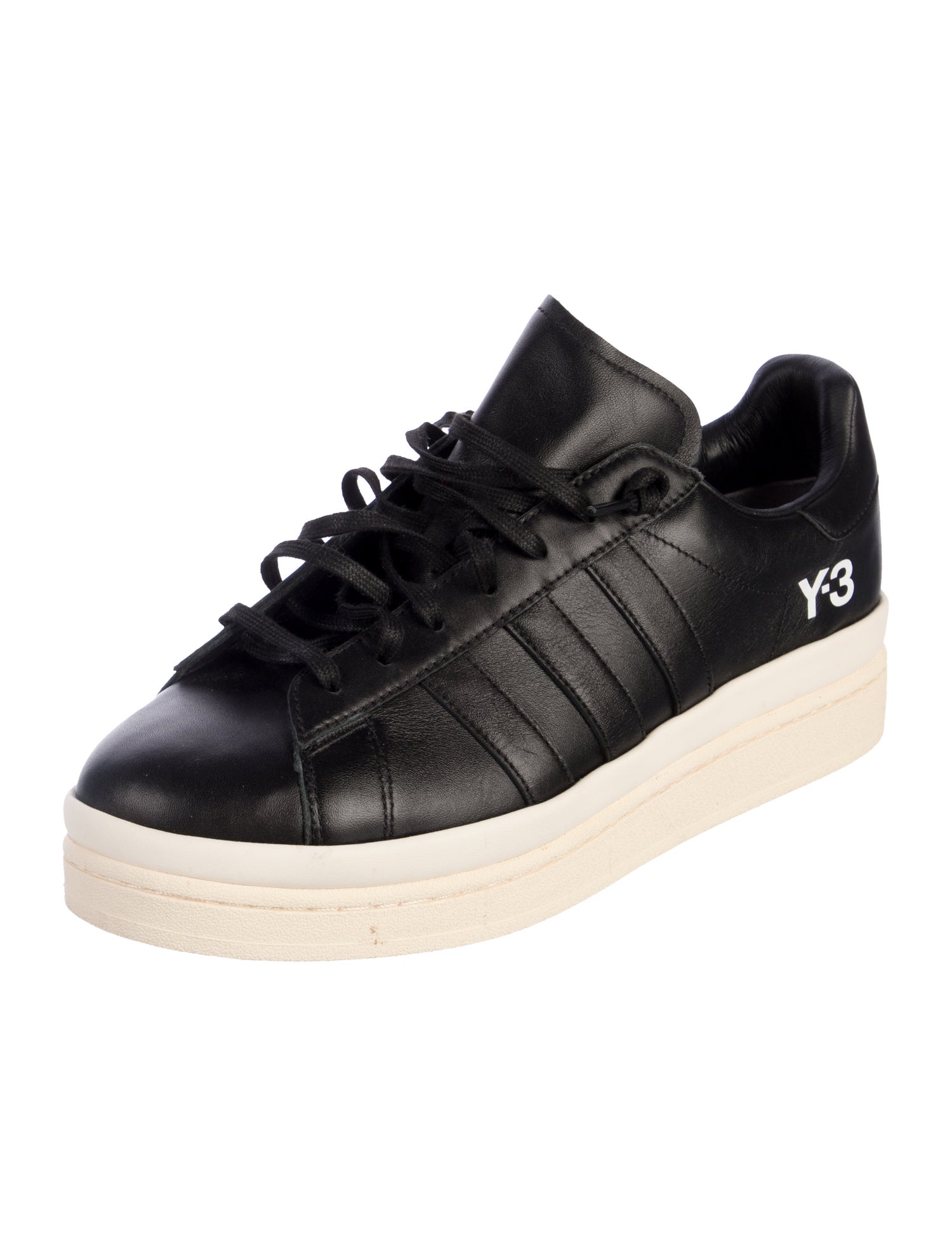 Y-3 x Adidas Leather Sneakers