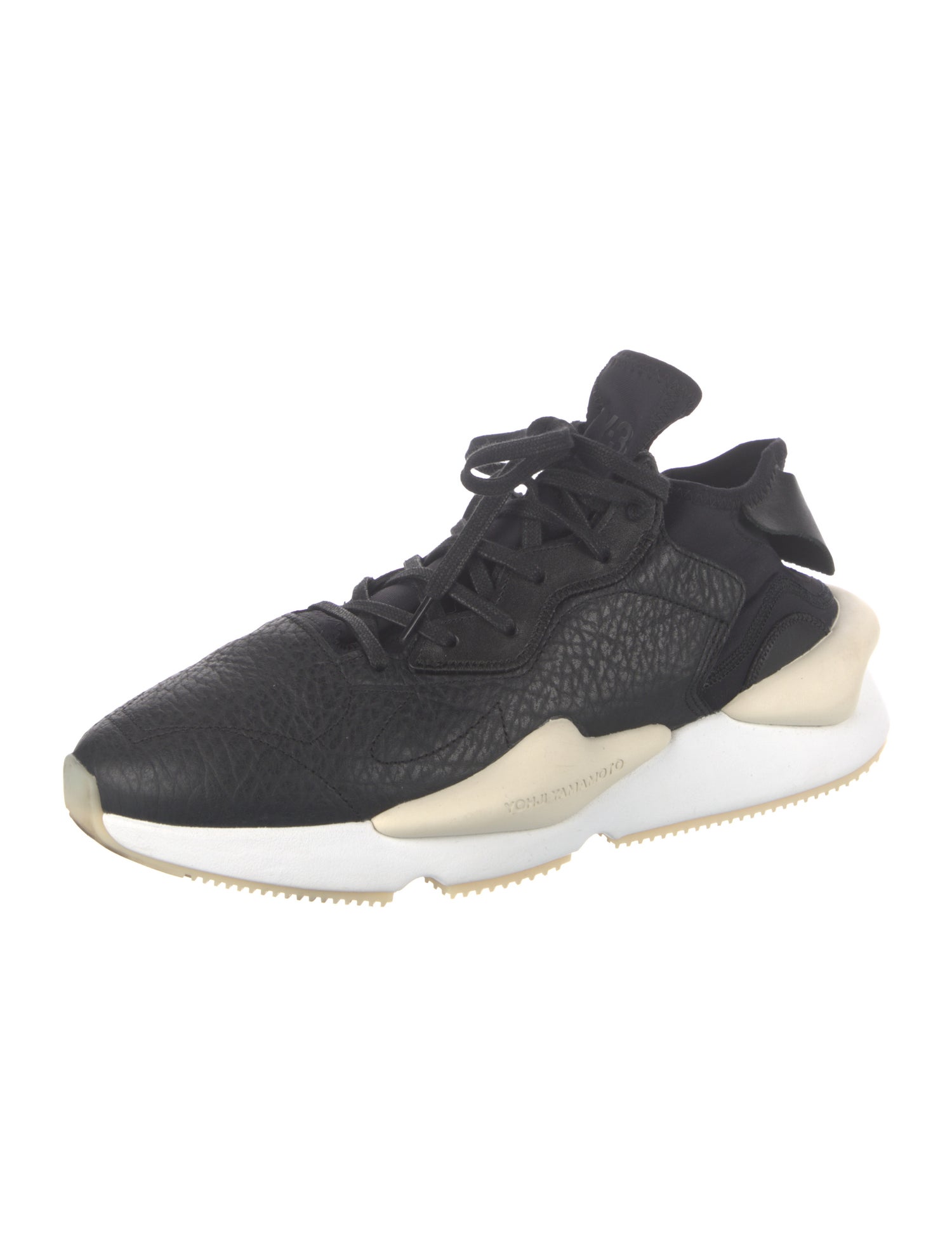 Y-3 x Adidas Leather Athletic Sneakers