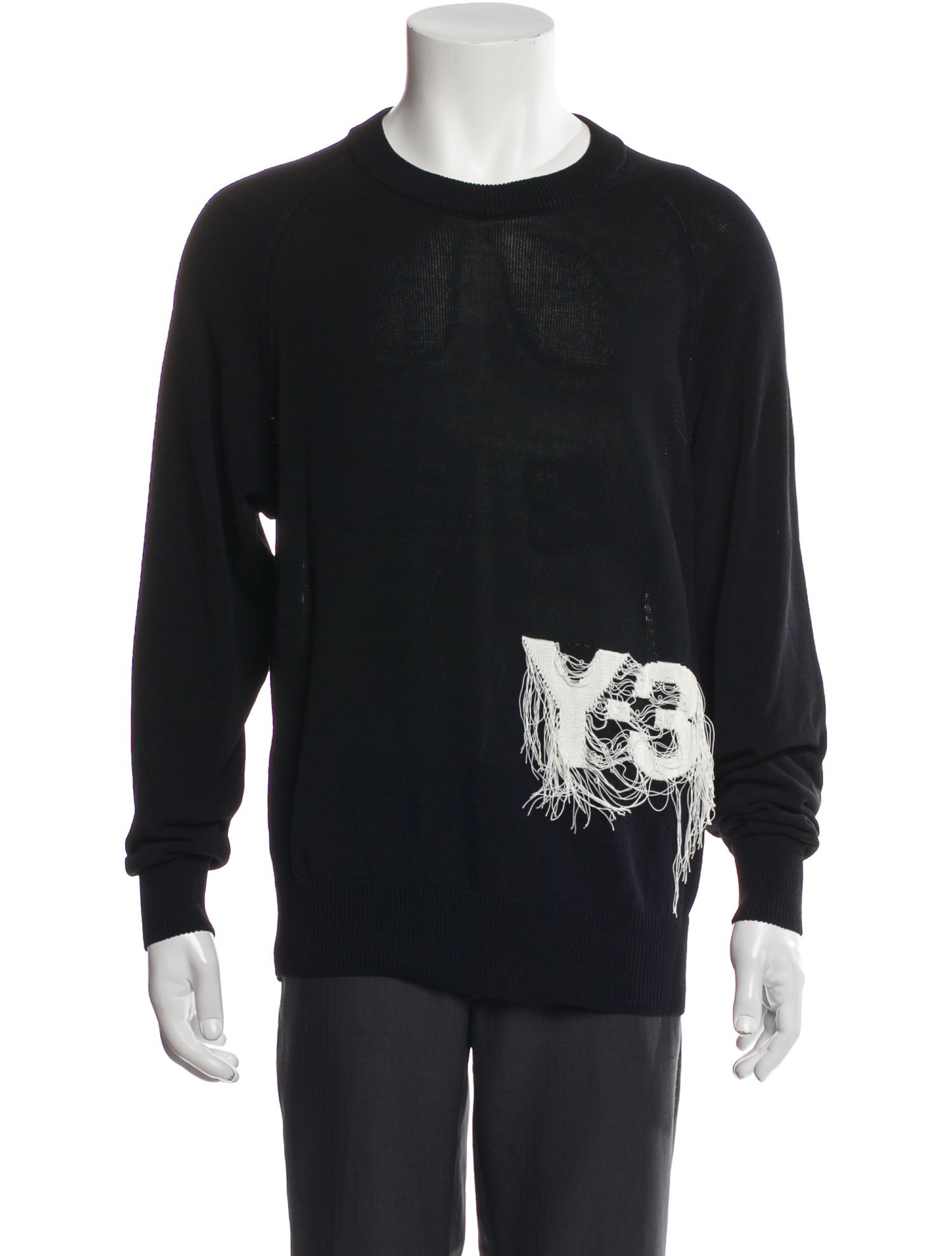 Y-3 x Adidas Graphic Print Crew Neck Pullover