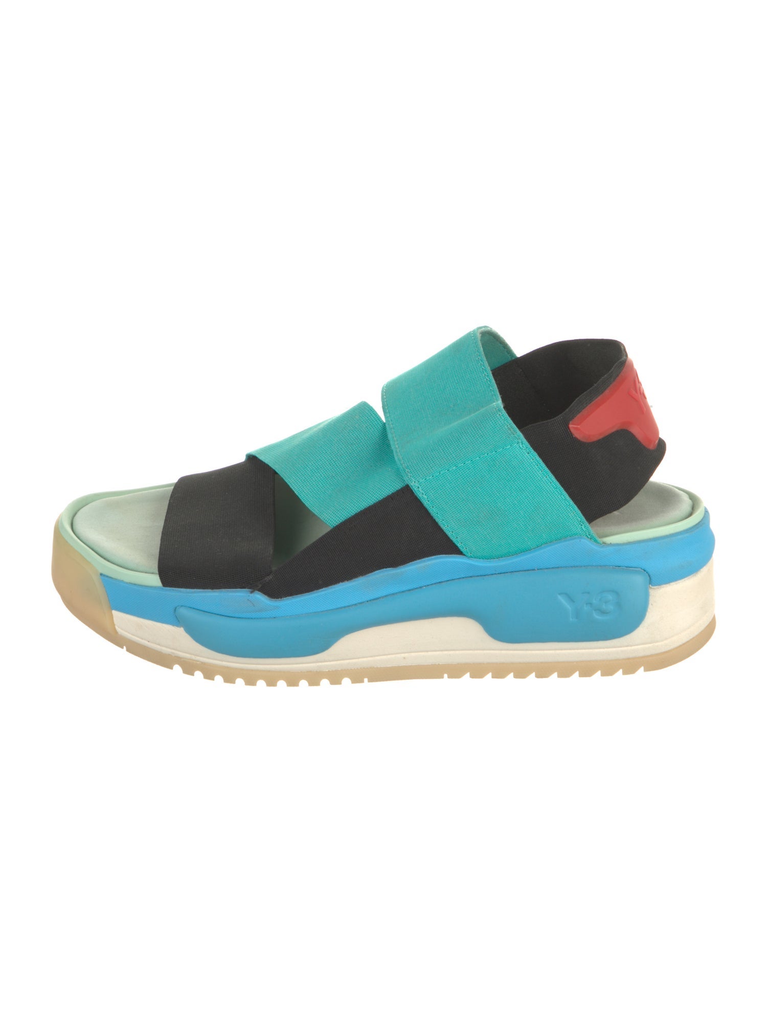 Y-3 x Adidas Colorblock Pattern Sandals